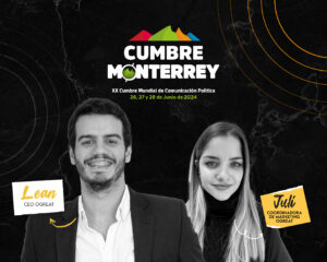 Equipo OGreat: Leandro Fagúndez y Juliana Espíndola rumbo a la XX Cumbre Mundial de Comunicación Política en Monterrey